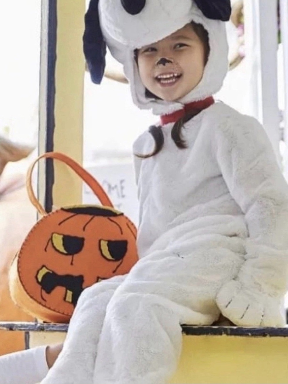 Pottery barn Toddler PEANUTS Snoopy Plush 2PC Costume Size 3T - Rare, HTF